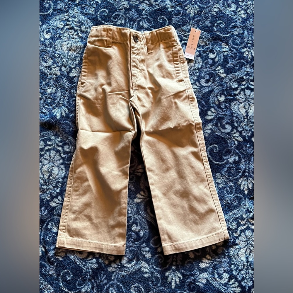 NEW Boys Khaki Pants 2T OLD NAVY